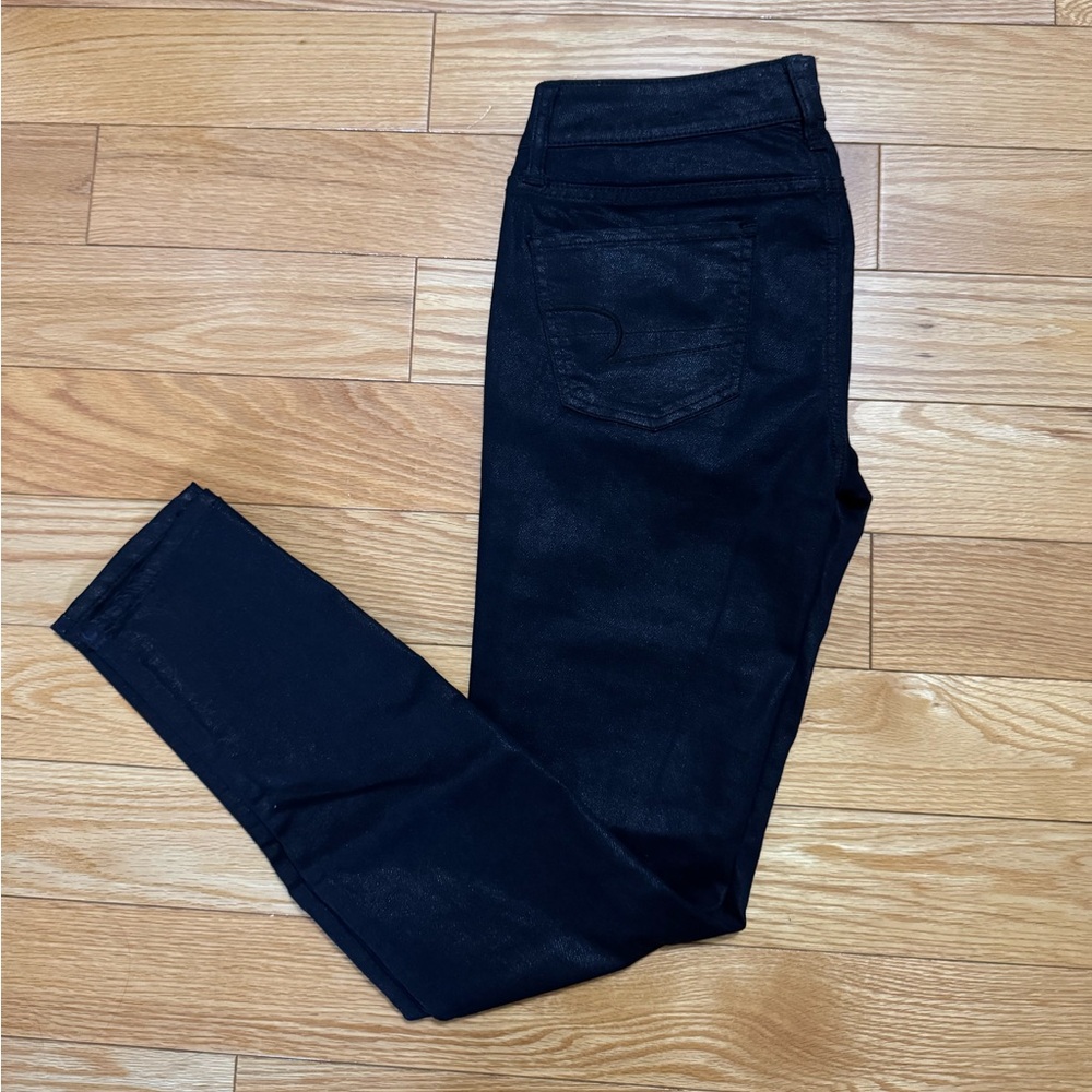American Eagle Outfitters | Woman’s Shiny Skinny Stretch Jegging - Size 4 x 28